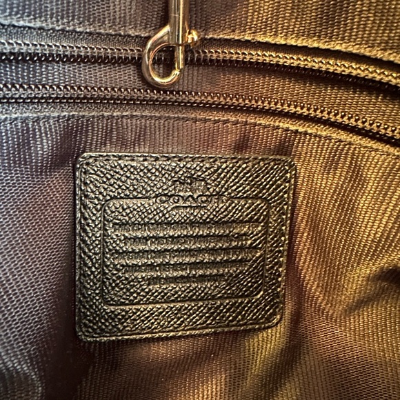 Coach Leopard-Print Tote in Black and Tan . - Picture 15 of 16